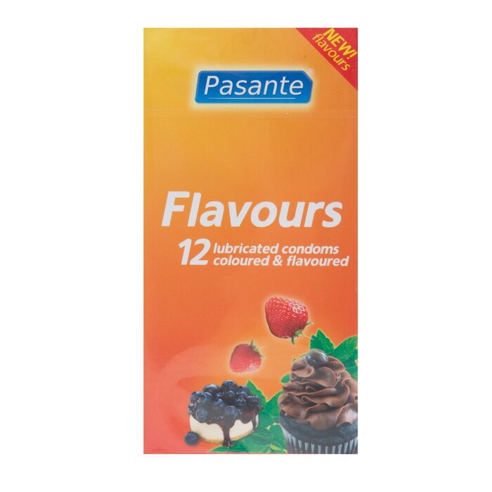 Pasante Flavours Condoms 12 Pack (C5)