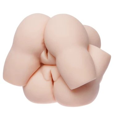 Lovers Knot Double Pussy Masturbator – 5.5 Inch