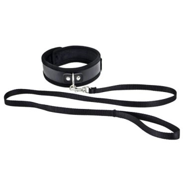 Onyx Embrace Black Collar & Leash