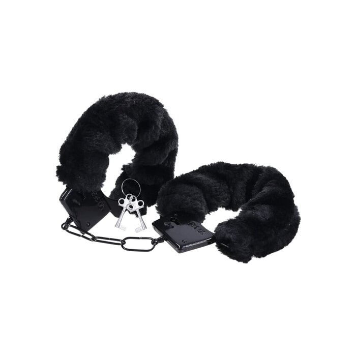 Merci Fluff Cuffs - Black