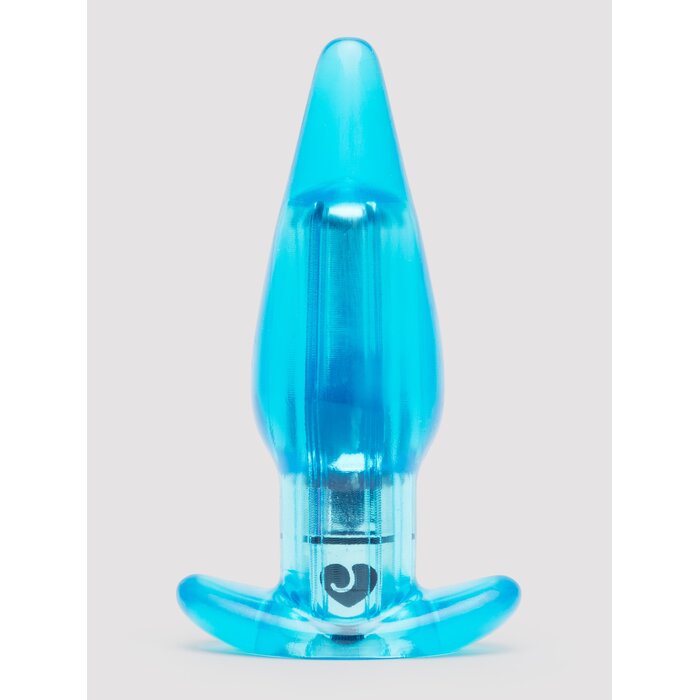 BASICS Vibrating Butt Plug 4.5 Inch - Blue