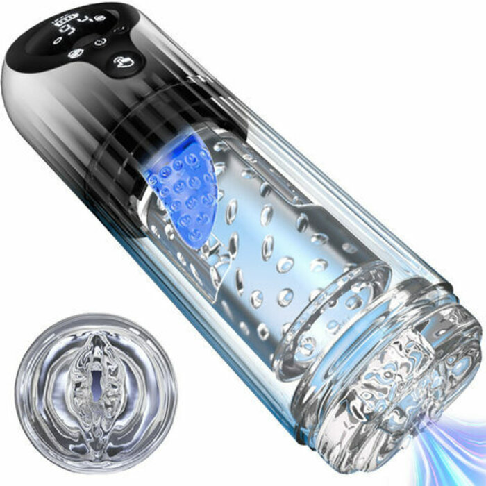 Vortex Male Stroker - 4 Strong Suction One-Key Burst Easy to Clean with Free Lubricant