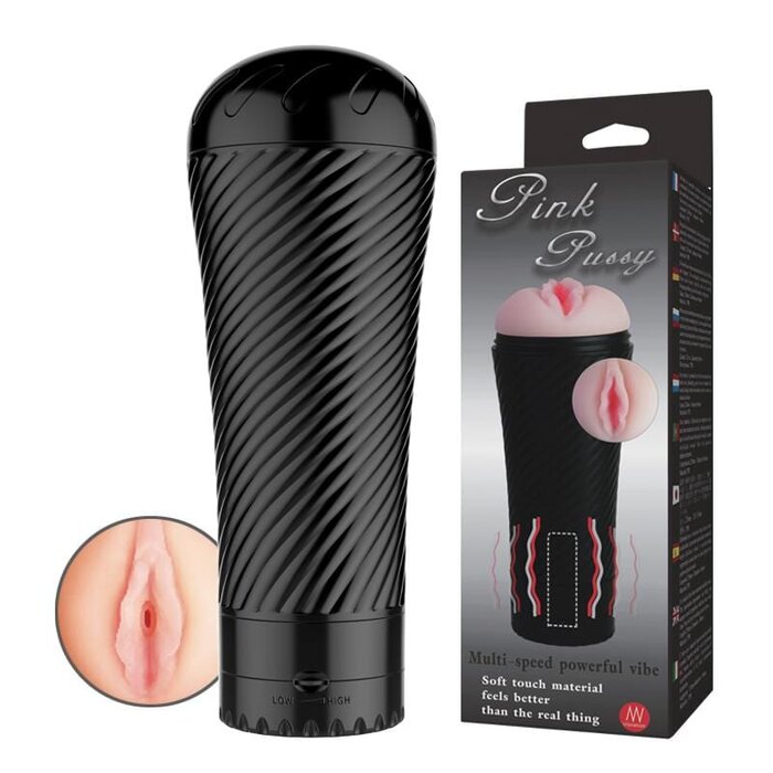 Multi Speed Vibrating Pussy Male Masturbator - Realistic Superskin Sleeve for Ultimate Pleasure