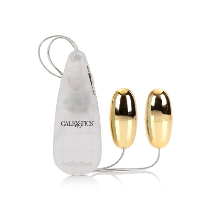 Pocket Exotics Vibrating Double Gold Bullets
