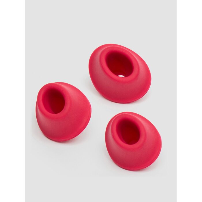 Womanizer Vibrator Replacement Heads Small (3 Pack) - Red