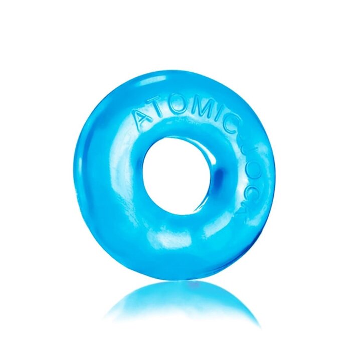 Do-Nut-2 Large Atomic Jock Cock Ring - Ice Blue