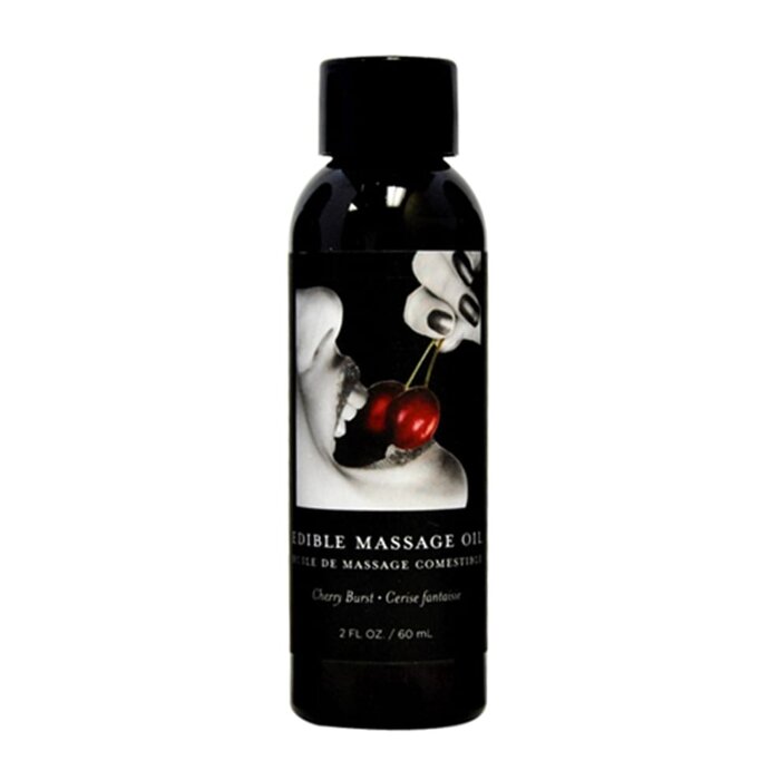 Edible Massage Oil - Cherry - 2 oz.