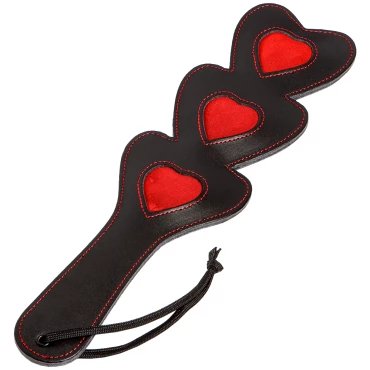 Love Struck Leather Suede Heart Paddle - 14.5 Inch