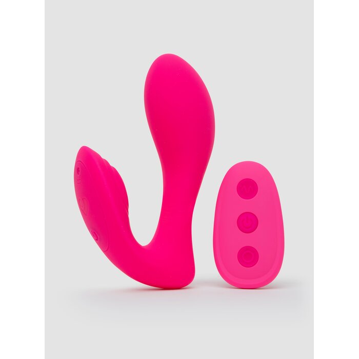 Lovehoney Double Act Remote Control G-Spot and Clitoral Vibrator - Pink