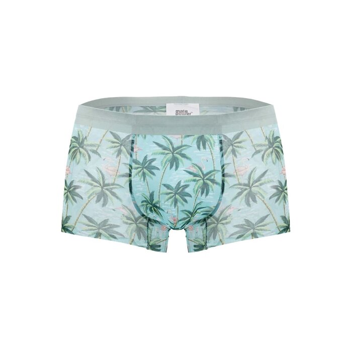Sheer Prints Boxer Short - Flamingos - Small