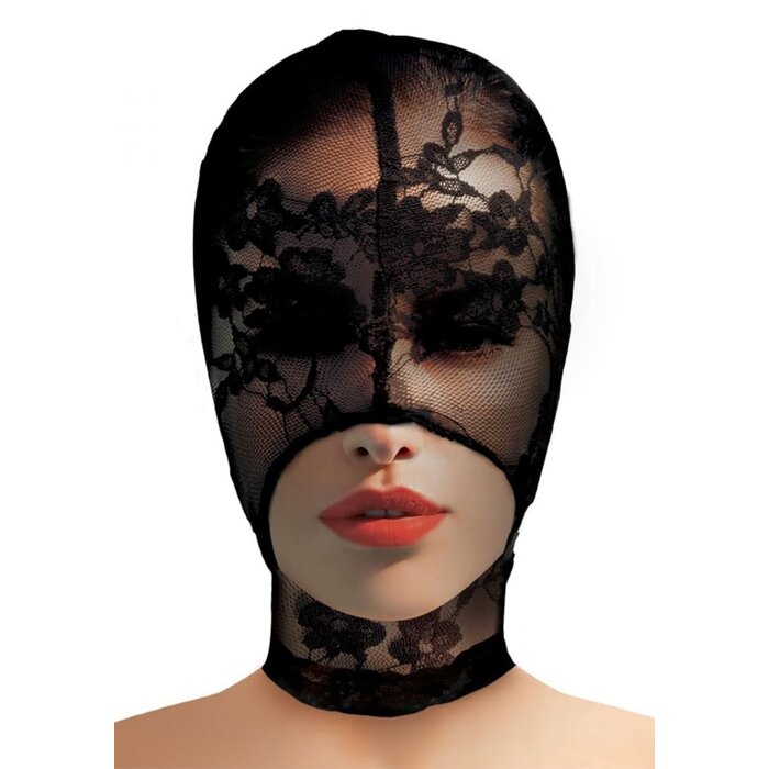 Lace Seduction Bondage Hood
