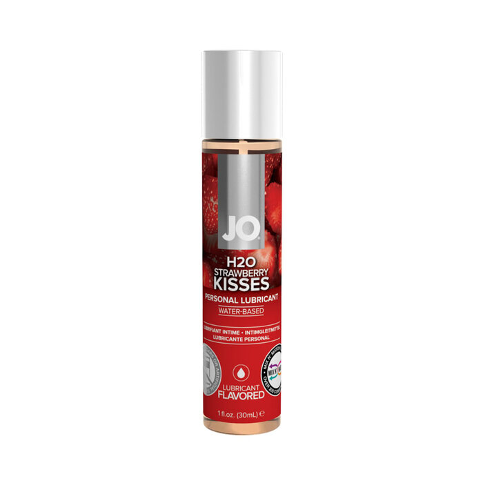 JO H2O Flavored Lubricant - Strawberry Kisses - 1 oz.