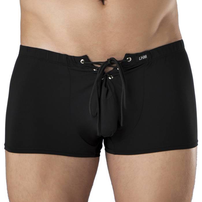 LHM Microfibre Lace Up Boxer Shorts