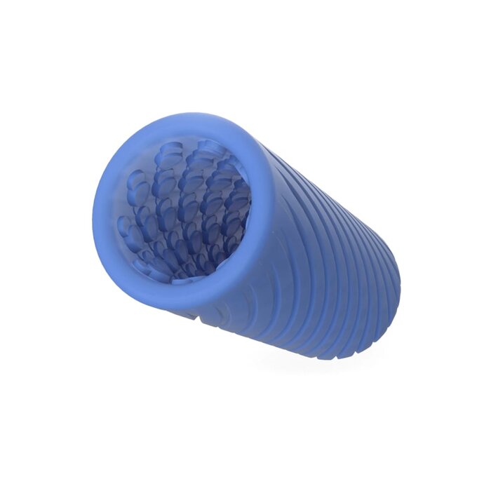 Arcwave Ghost Silicone Reusable Reversible Textured Male Stroker - Blue