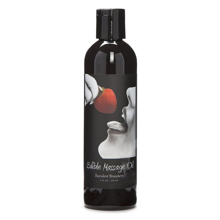 Edible Massage Oil - Strawberry - 2 oz.