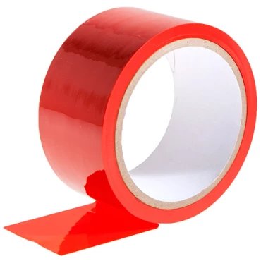Erotic Red PVC Bondage Tape - 20m