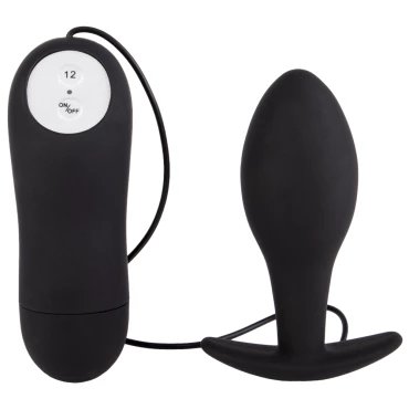 Petite Thrum Silicone 12-Speed Vibrating Butt Plug - 3.4 Inch