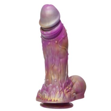 Oriana Iridescent Purple Monster Dildo - 10 Inch