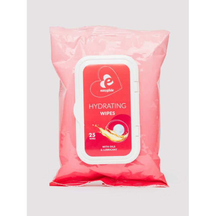 EasyGlide Hydrating Wipes with Lubricant and Oils