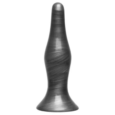 Ease-In Silver Slim Butt Plug – 5 Inch