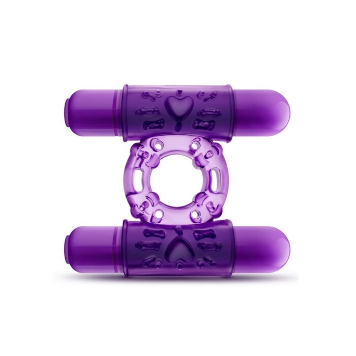 Double Play Dual Vibrating Cock Ring
