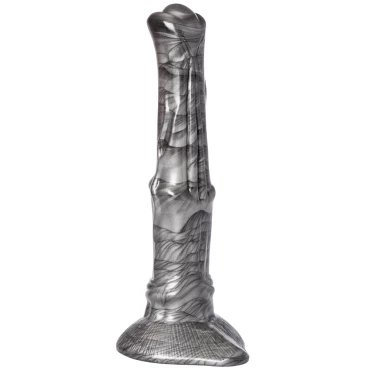 The Centaur Monster Silver Horse Dildo - 10 Inch