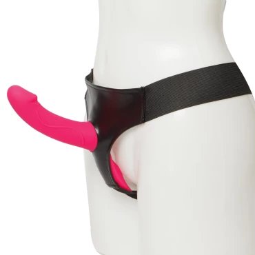 Pleasure Together Vibrating Double Sided Strap-On Harness – 6 Inch
