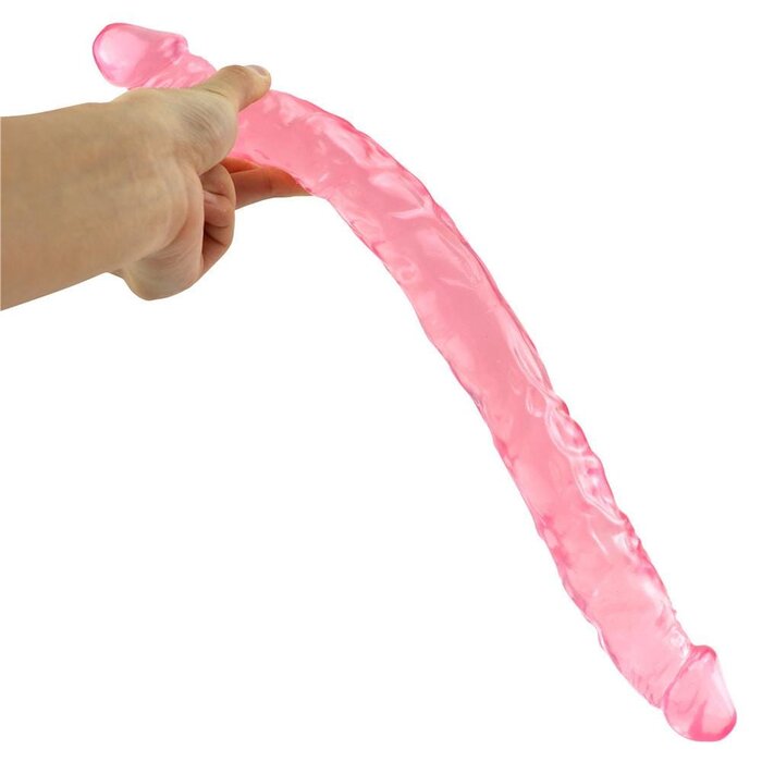 Spanksy 16" Double Ended Dildo in Pink