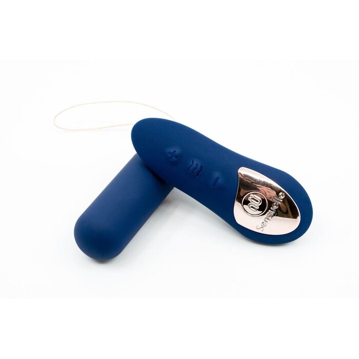 Nu Sensuelle Remote Wireless Bullet Plus Navy Blue - Vibrator, Remote Control