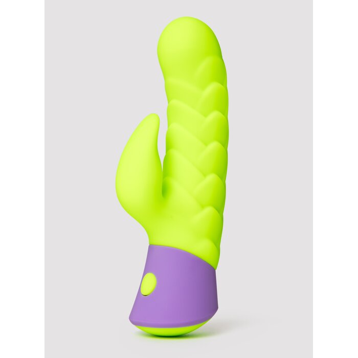 Rave Dragon Green Rechargeable Mini G-Spot Rabbit Vibrator - Green