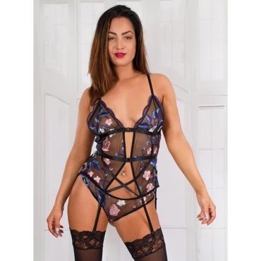 Floral Rebellion Strappy Cami & Knicker - M/L