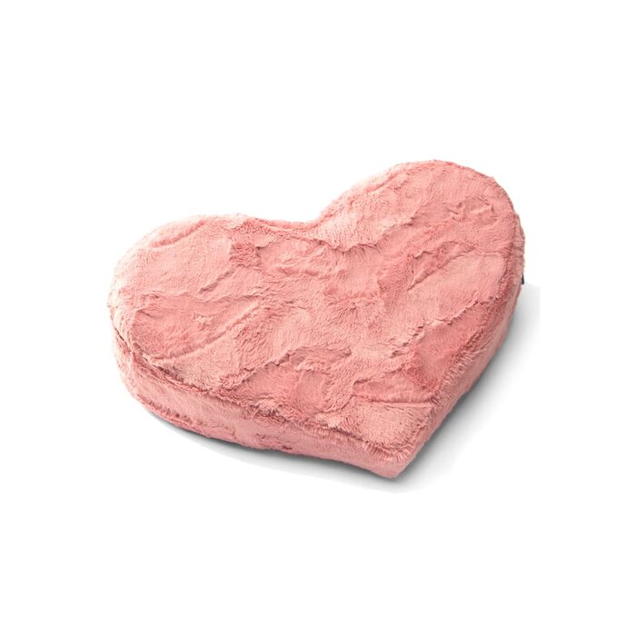 Liberator Fur Heart Wedge - Rose
