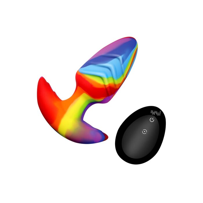 Bang! Rotating and Vibrating Silicone Butt Plug