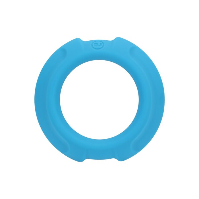 OptiMALE™ FlexiSteel Silicone, Metal Core Cock Ring - 43mm - Blue