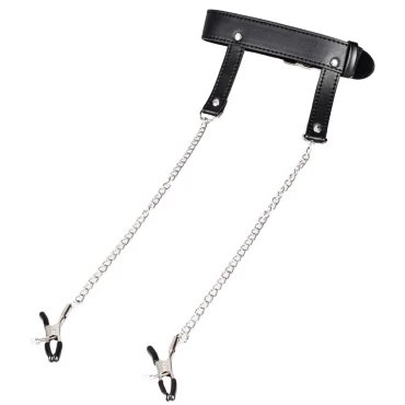 Blush Devotion - Black Collar & Nipple Pinching Clamps