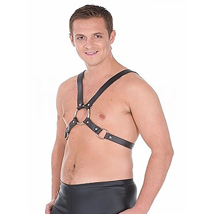 Leather Upper Body Harness - One Size