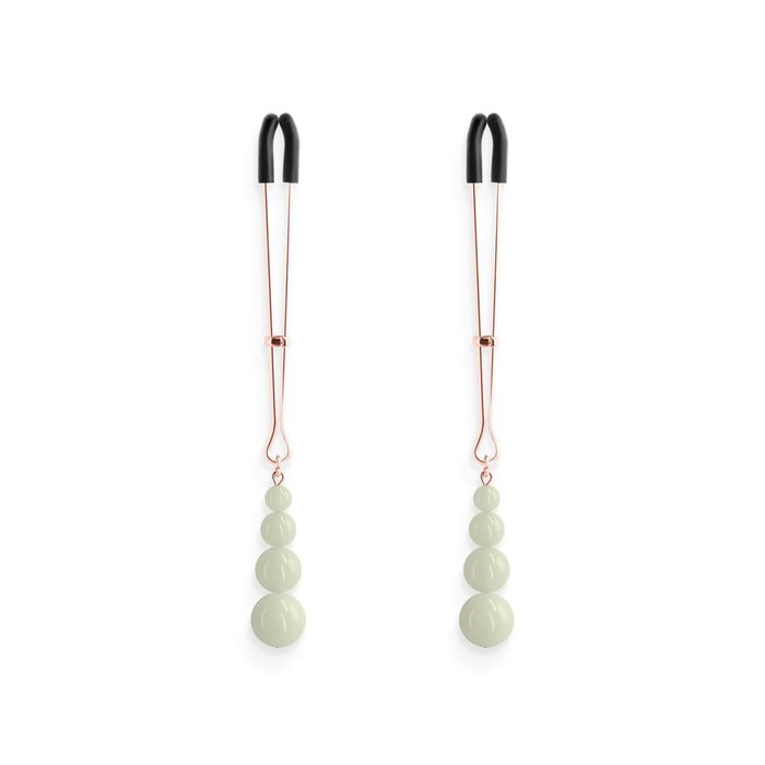 Bound Glow in the Dark Nipple Clamps - G2 - Rose Gold