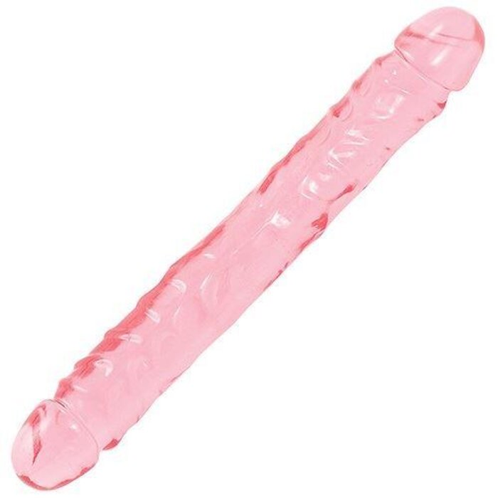 Doc Johnson Junior Double Dong: Beginner-Friendly Dual Stimulation Dildo in Pink