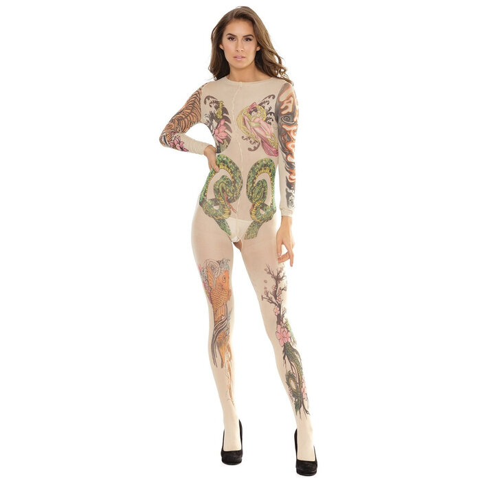 Tattoo Design Bodystockings - One Size