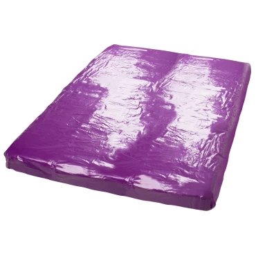 Purple PVC Flat Bed Sheet - Double Bed Size