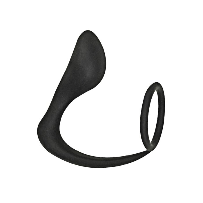 Commander Prostate Pleaser Cock Ring - Black