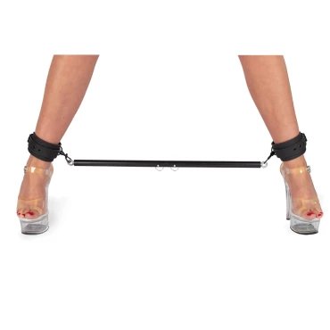 SpreadEx Black Expandable Spreader Bar & Cuffs - 29 Inch