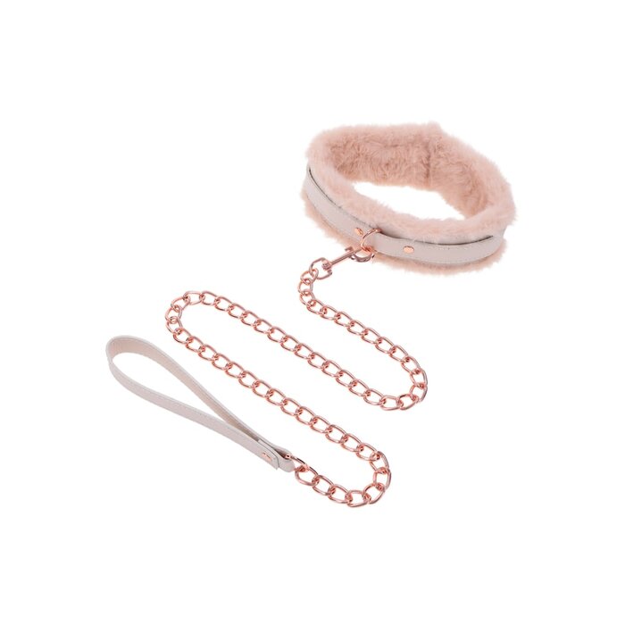 Peaches 'n CreaMe Fur Collar and Leash