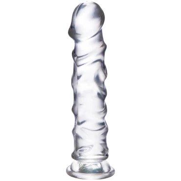 Bare Sensation Clear Suction Cup Dildo - 9 Inch