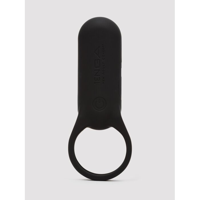TENGA SVR + Smart Vibe Rechargeable Vibrating Cock Ring - Black