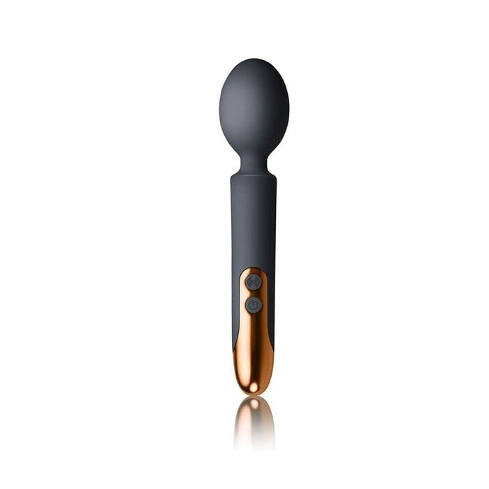 Rocks Off Oriel Rechargeable Wand Black/Copper - Multiple Vibration Modes, USB