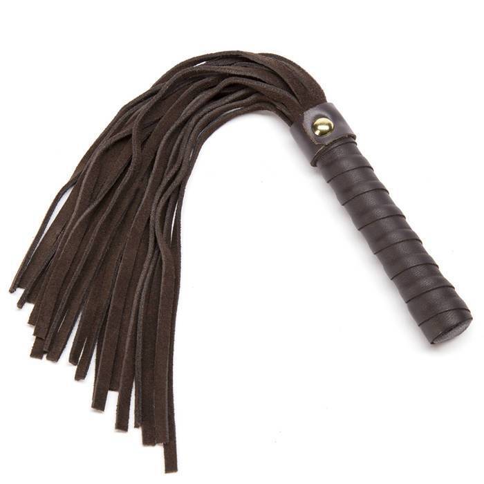 Coco de Mer Brown Leather Small Flogger