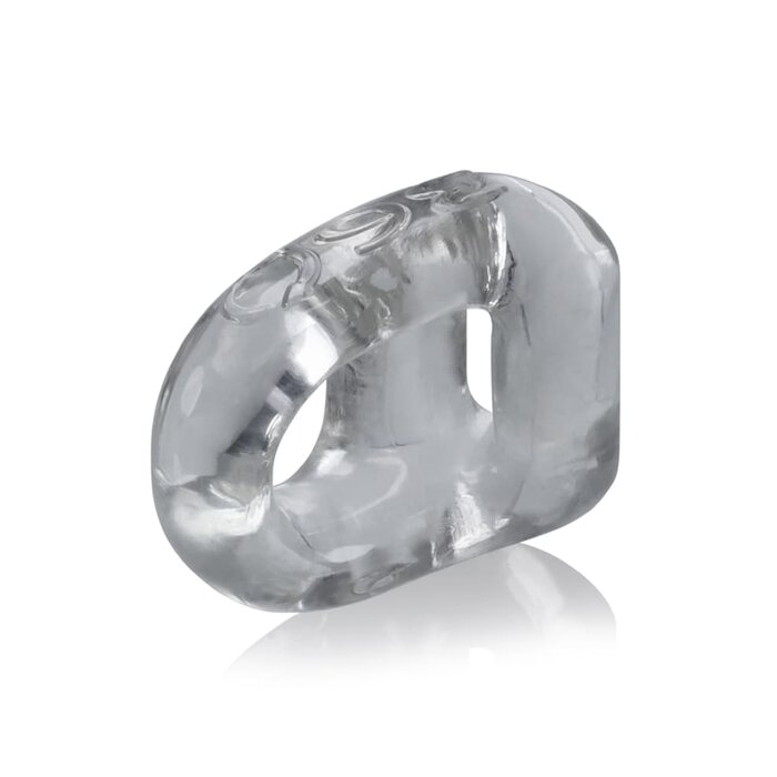 360 Cock Ring and Ball Sling - Clear
