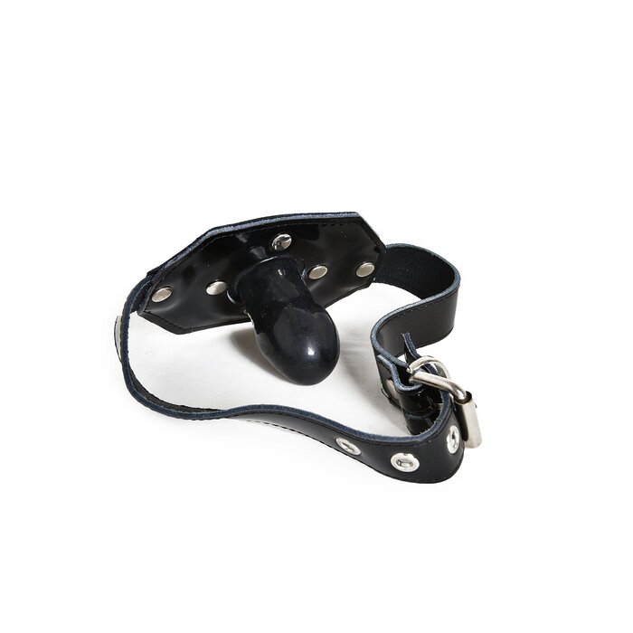 Pleather Studded Penis Gag