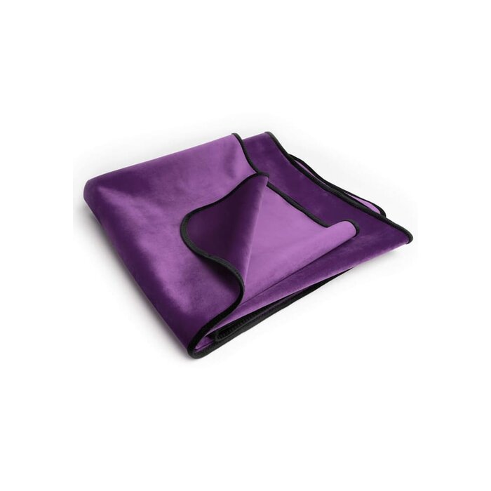 Fascinator Throw - Travel Size - Velvish - Plum